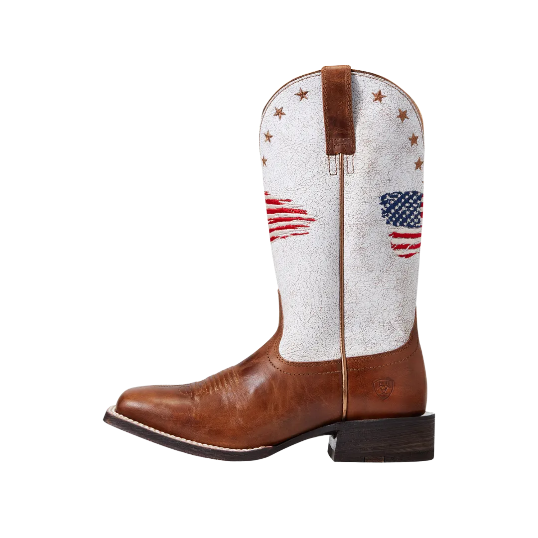 Ariat Women's Circuit Patriot Saddle Up Square Toe Boot