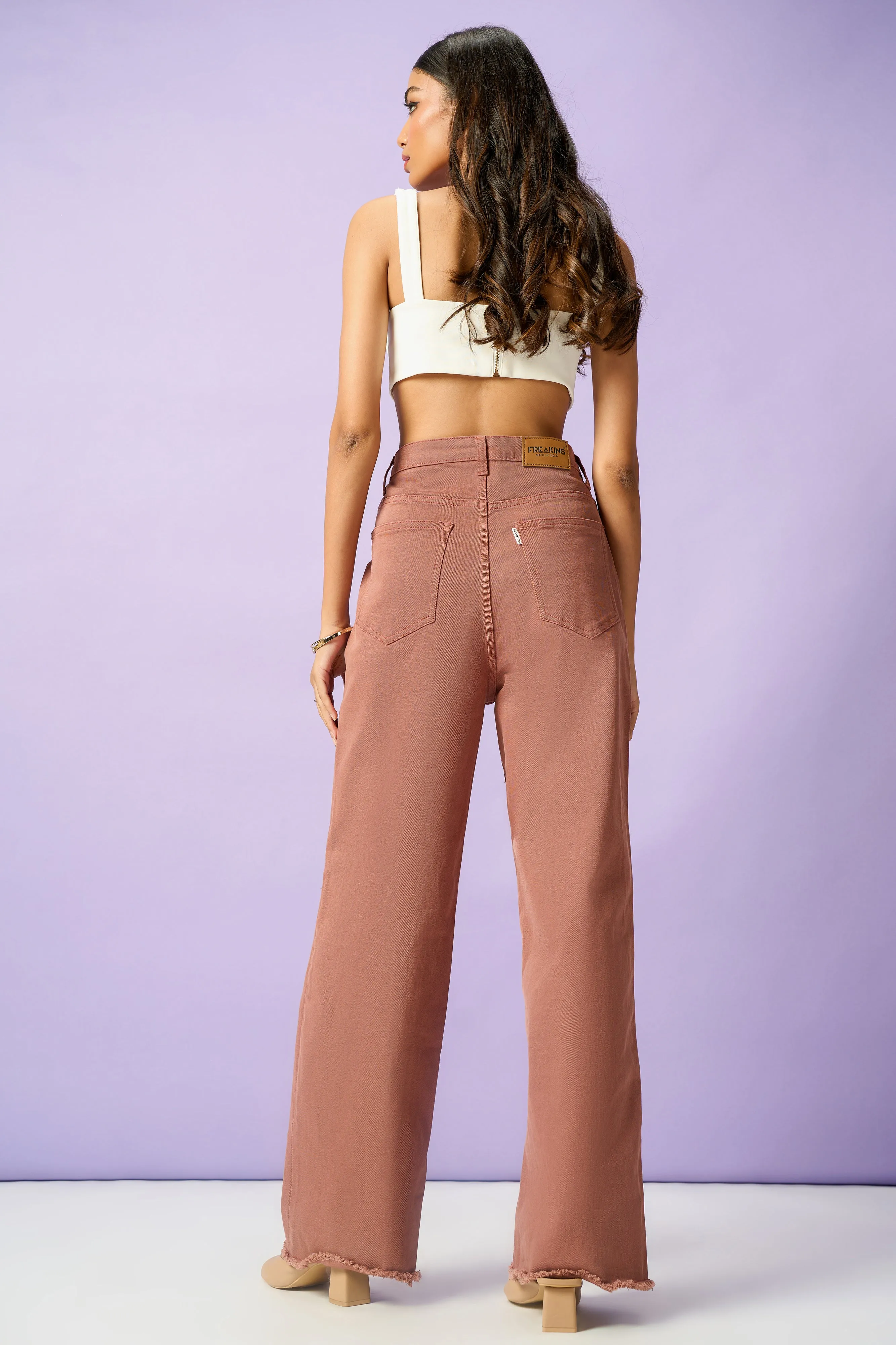 Autumn Blush Straight Fit Jeans