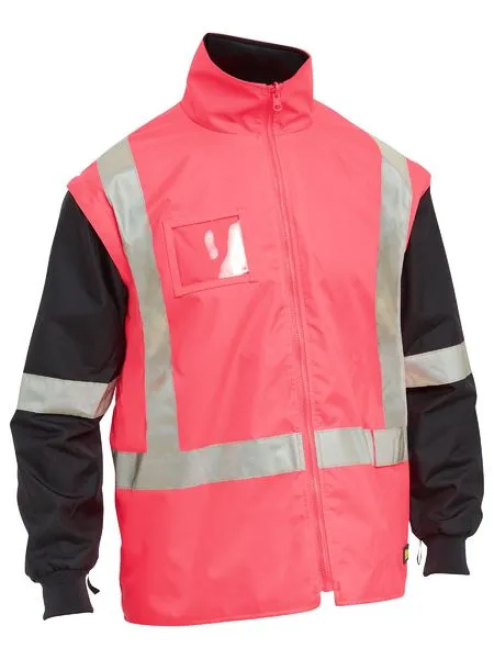 Bisley Taped 5 In 1 Rain Jacket -(BK6975)