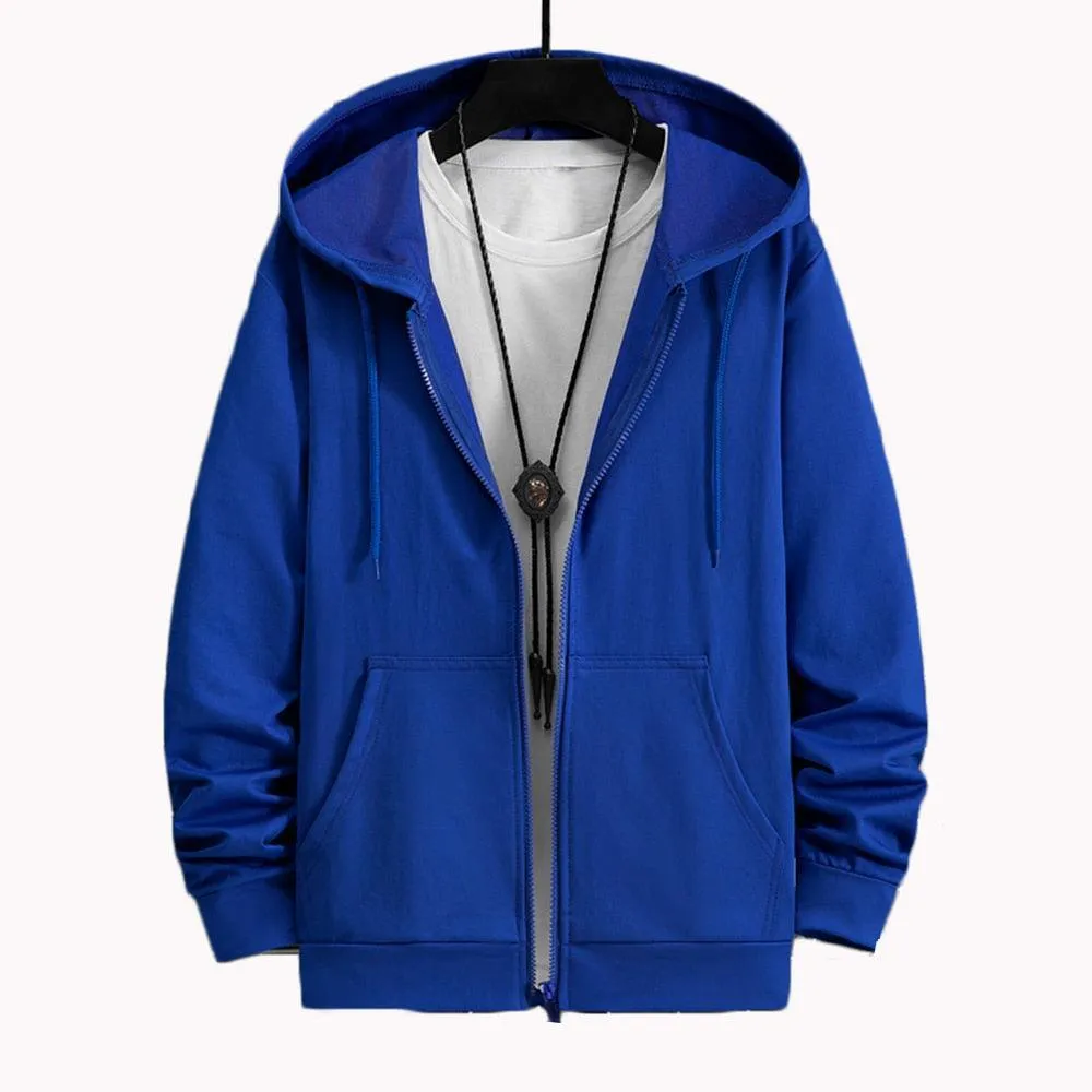 Casual Zip-Up Men Hoodie