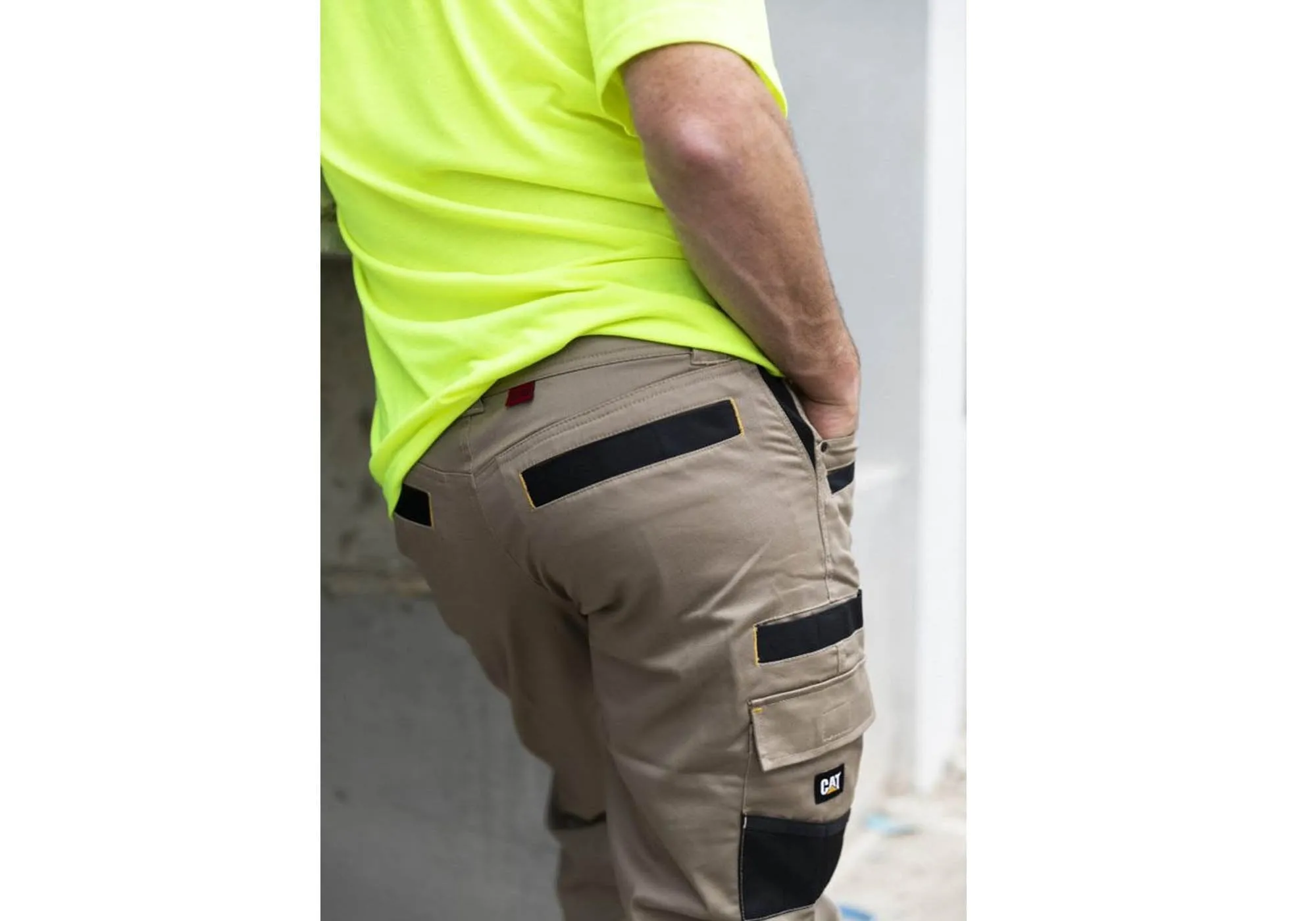 Caterpillar Mens Comfortable Elite Operator Work Pants