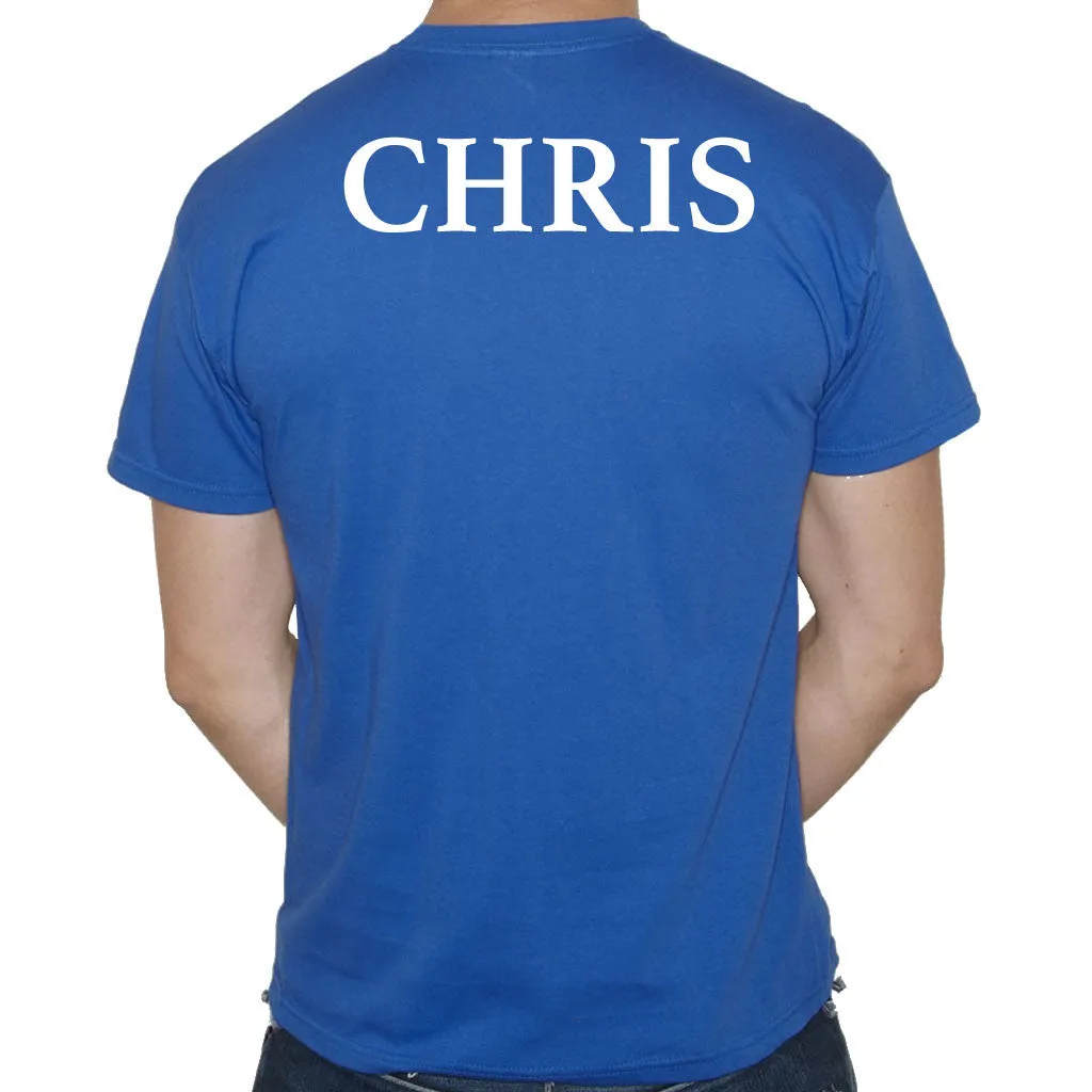 Chest Badge Stag Do Personalised T-Shirt