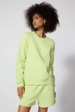 Comfort Fleece Sweatshirt - Shadow Lime