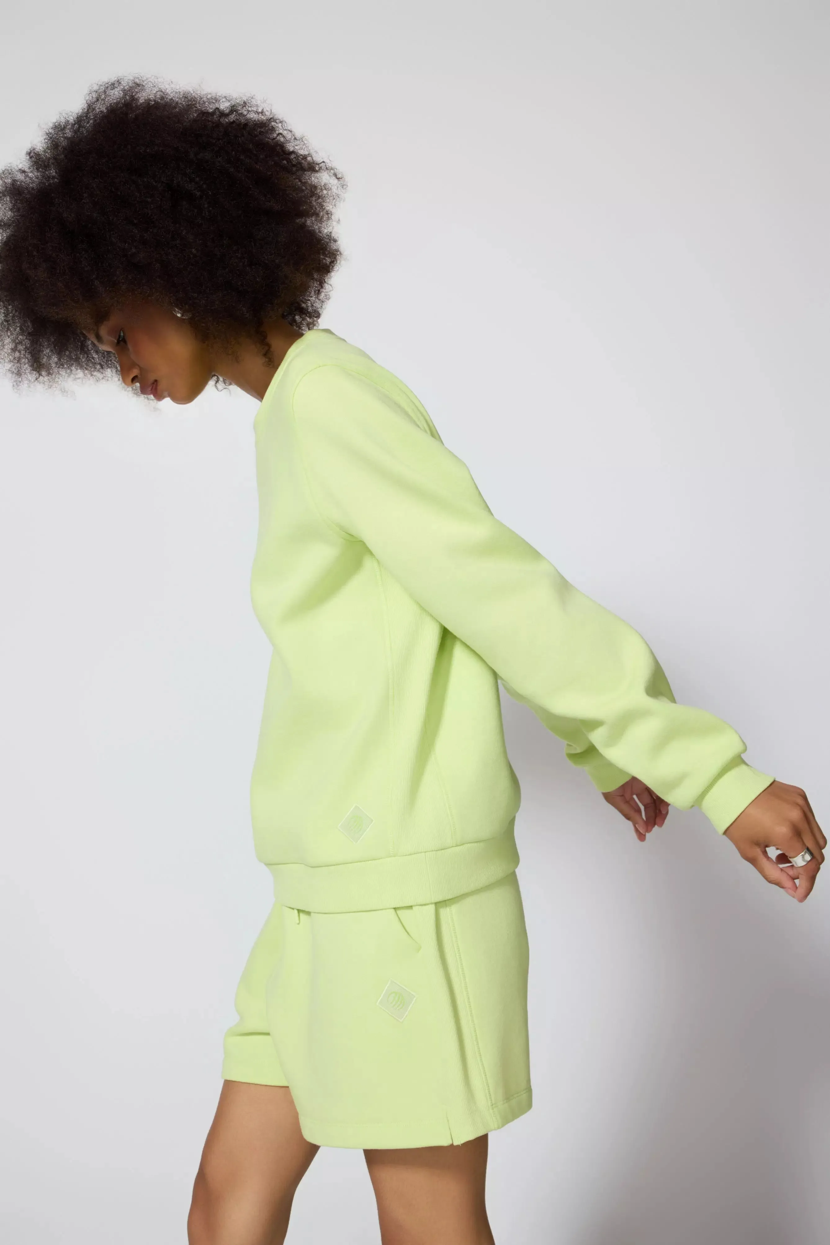 Comfort Fleece Sweatshirt - Shadow Lime