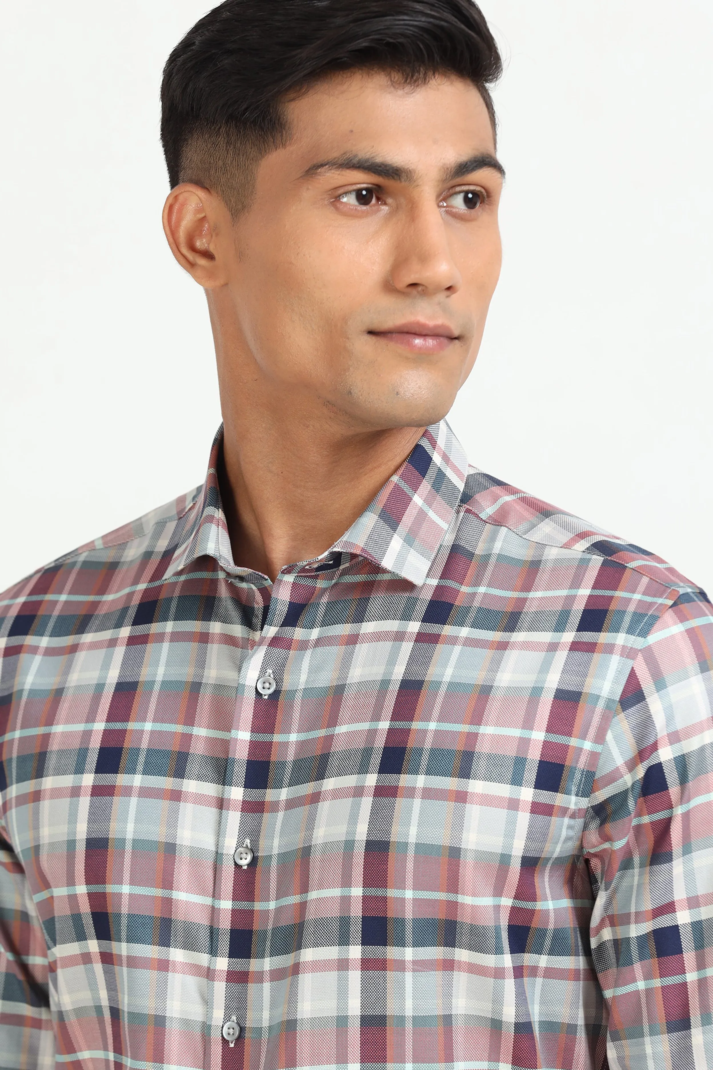 Crimson Grid Shirt