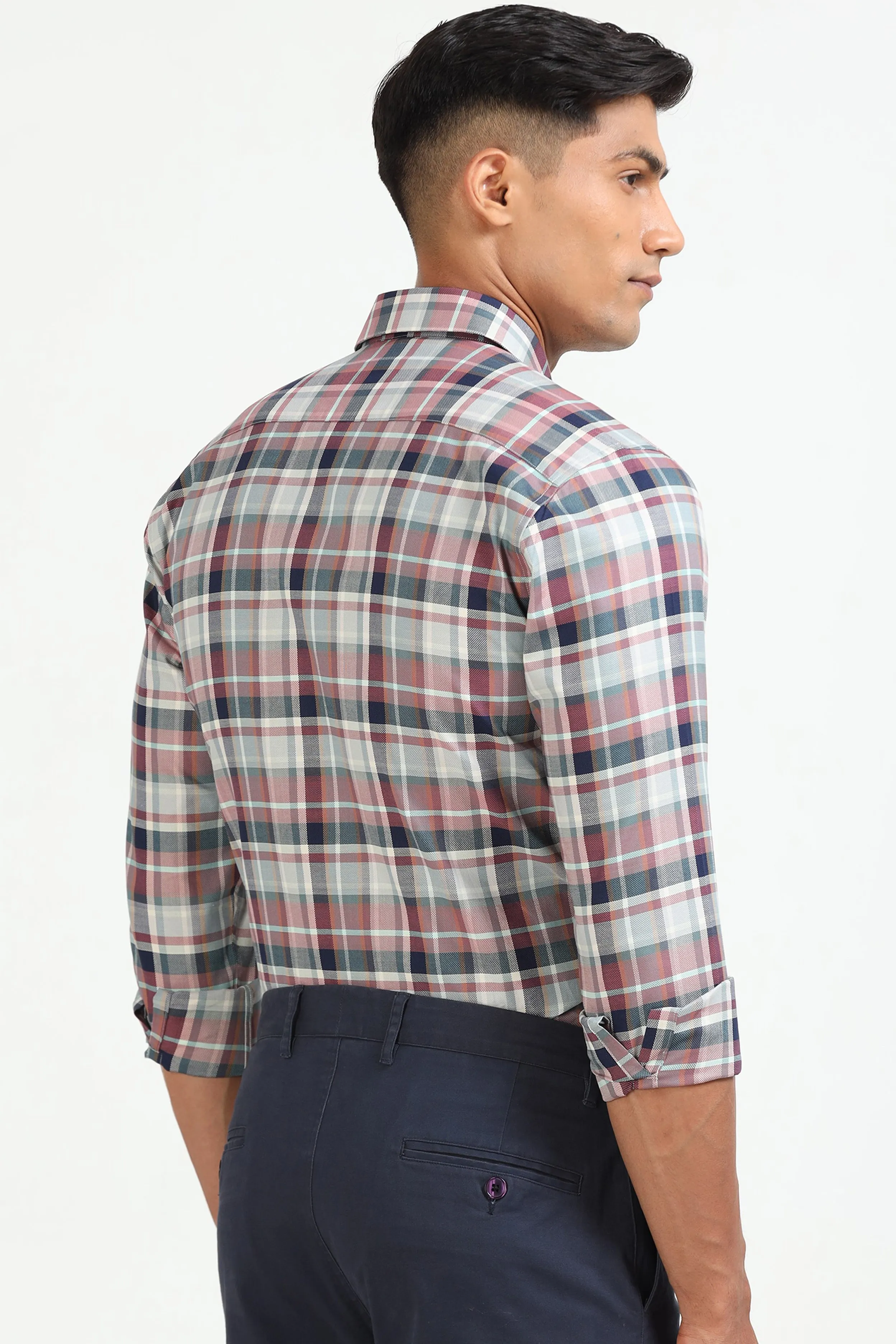 Crimson Grid Shirt