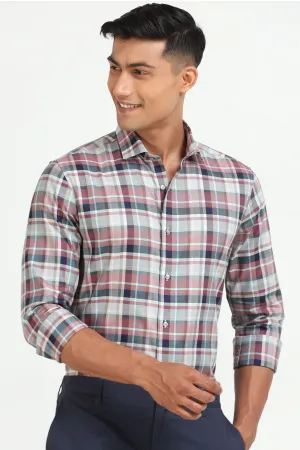 Crimson Grid Shirt