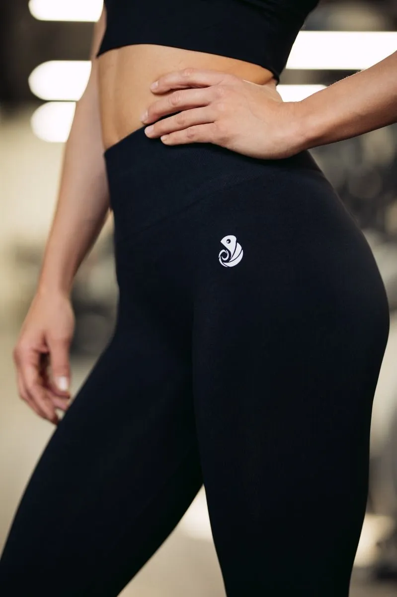 ESSENTIAL SCRUNCH LEGGINGS BLACK