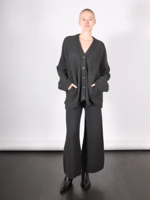 Fleece Cardigan in Ink by Lauren Manoogian