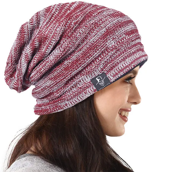 FORBUSITE Classic Women Knit Slouchy Beanie Hats B5001