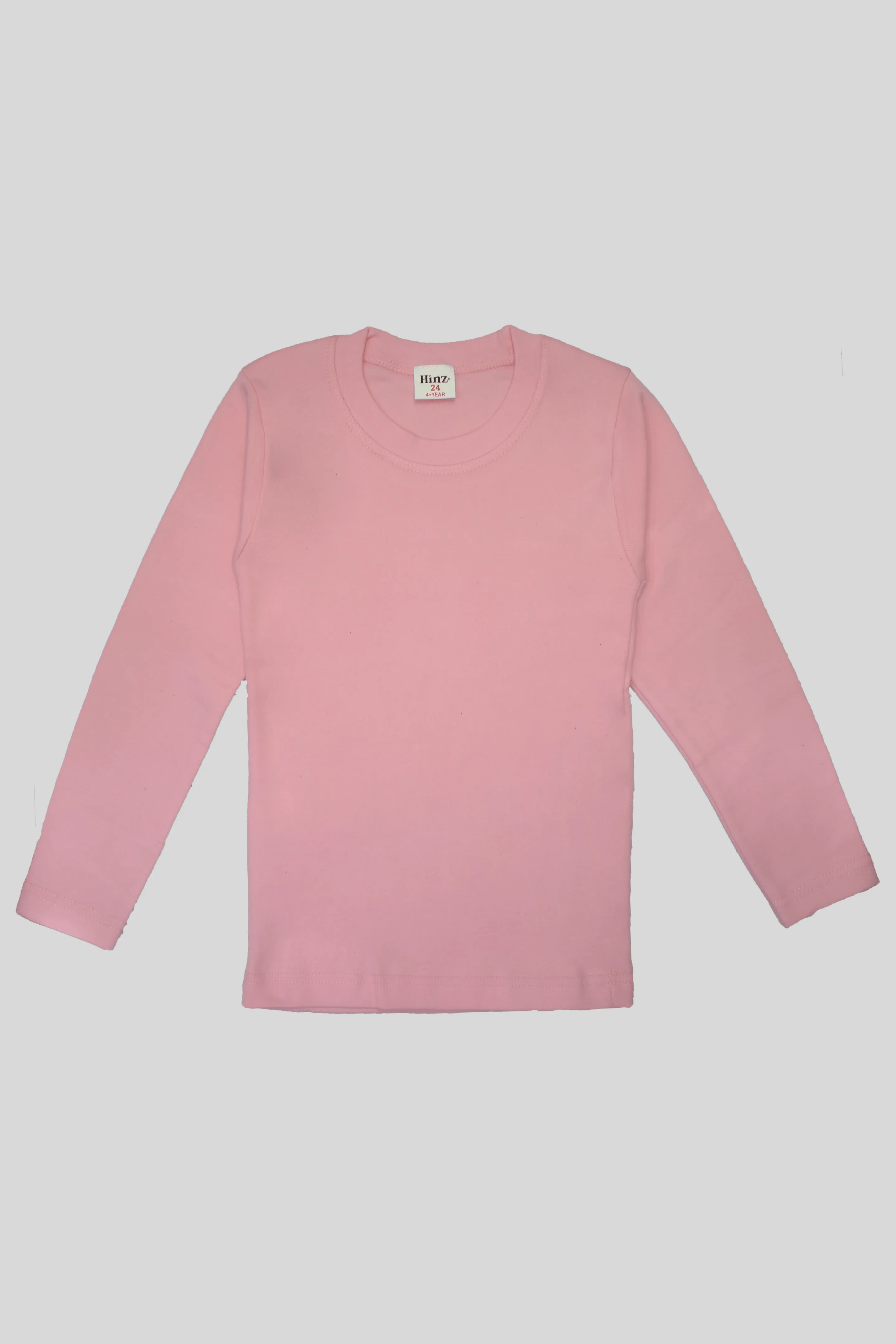 Girls & Boys Long Sleeves Round Neck