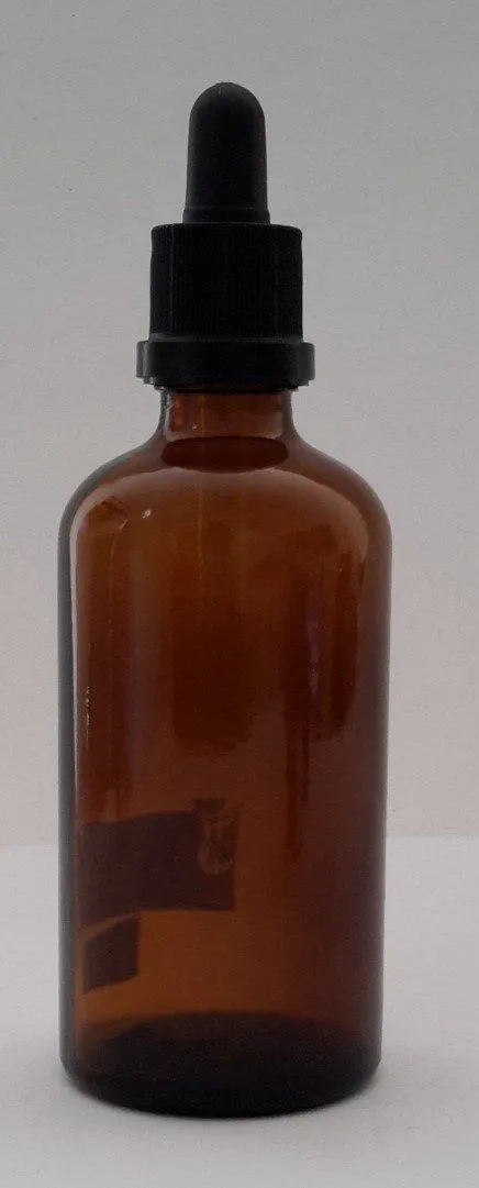 Glass Dropper Bottle Amber 50 mls