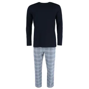 Hanes Mens Big & Tall Cotton Long Sleeve Shirt and Flannel Pajama Pants