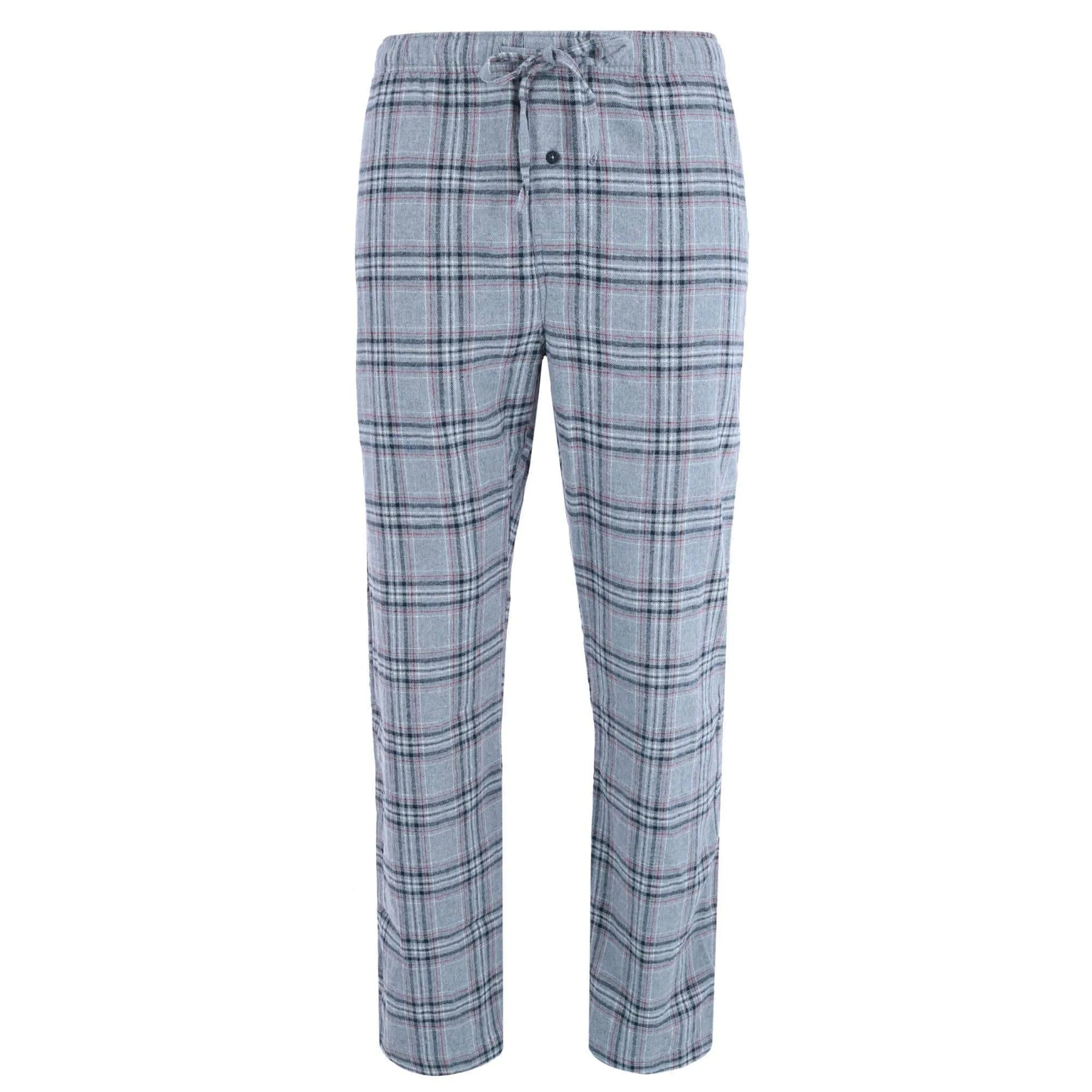 Hanes Men's Cotton Long Sleeve Shirt and Flannel Pajama Pants