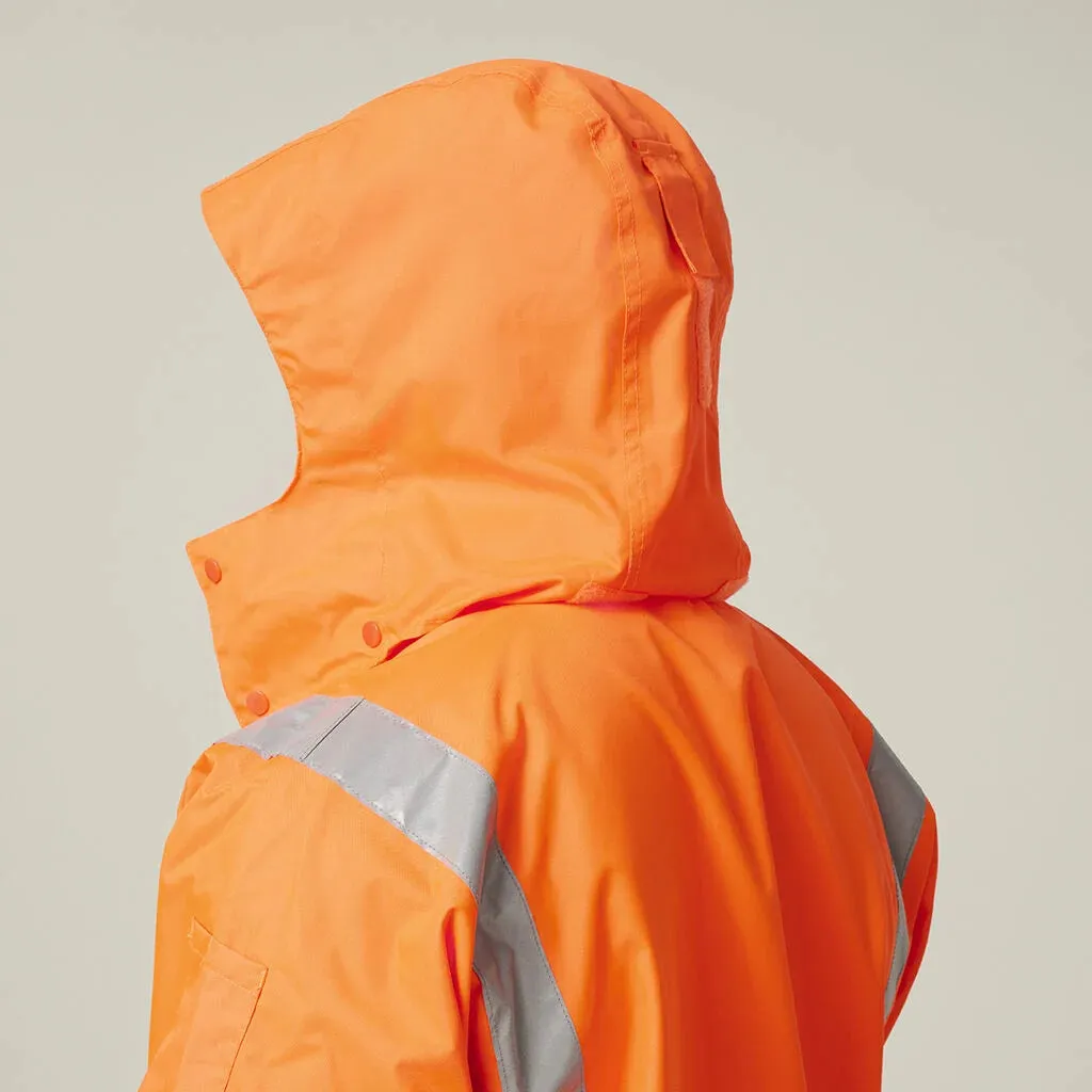 Hard Yakka Hi-Vis 4-In-1 Taped Wet Weather Jacket (Y06057)