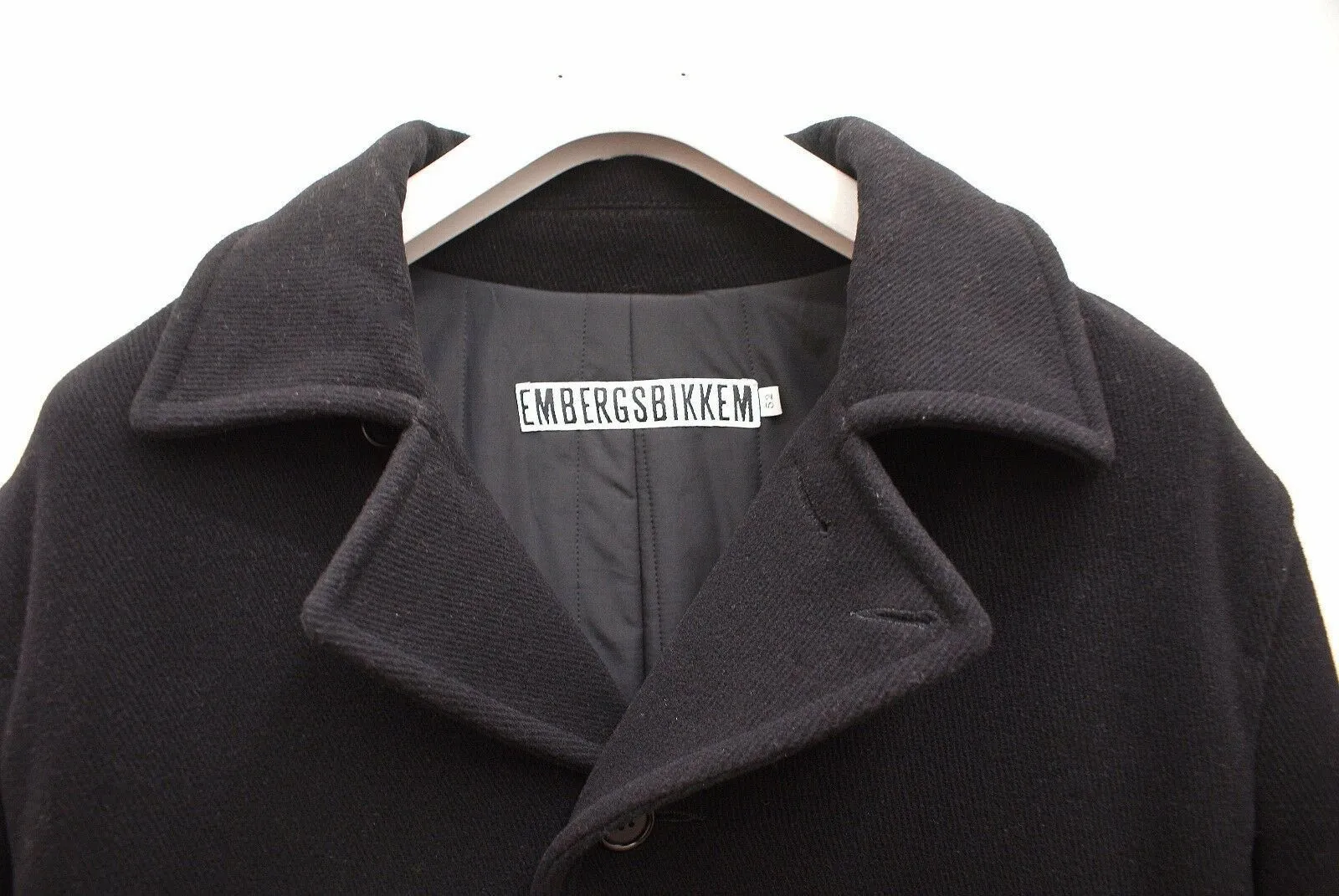 Heavy Wool Overcoat With Panel Detail