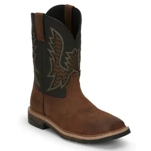 Justin Men's Bolt Water Buffalo Leather Cowboy Work Boot SE4112