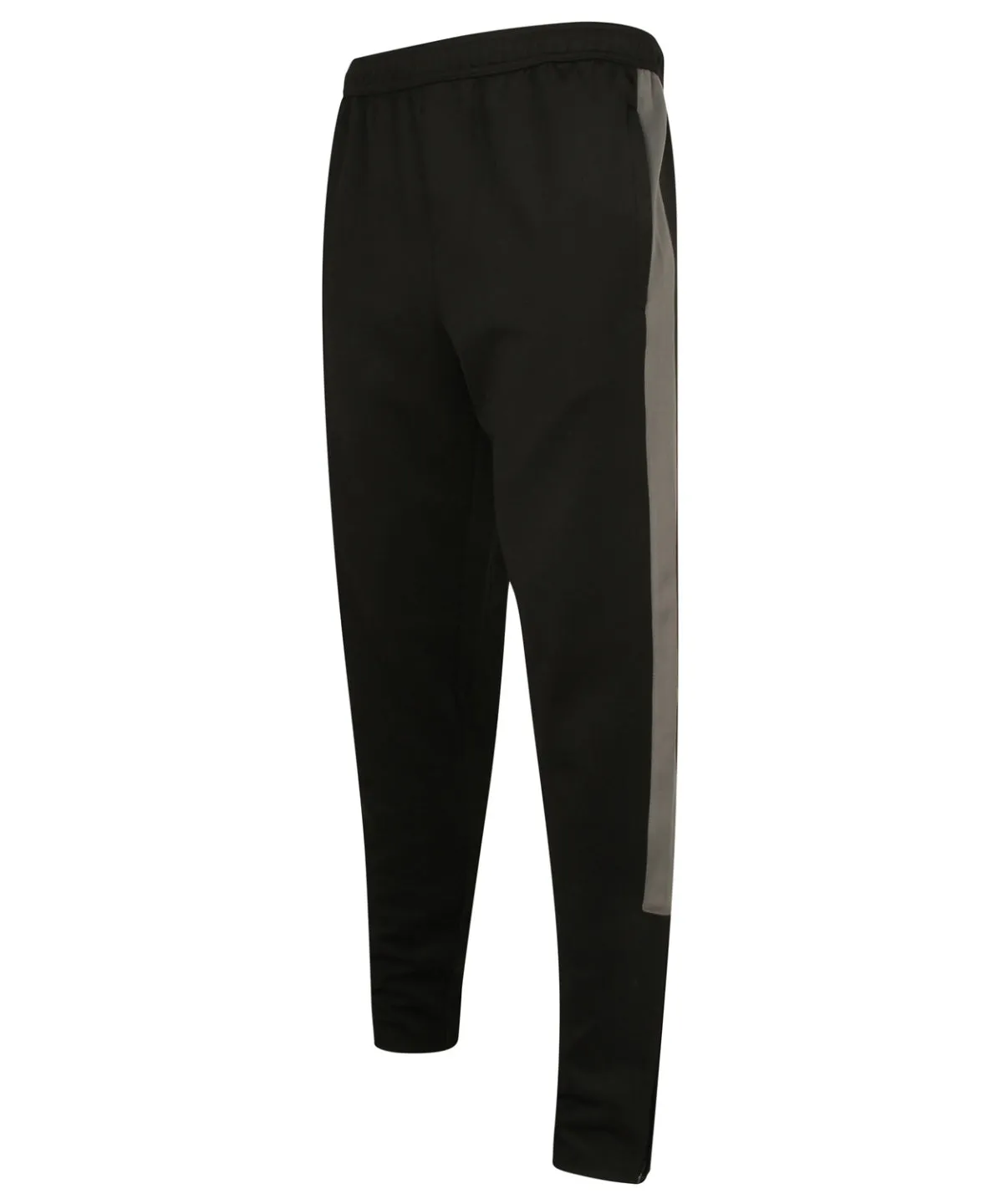 Knitted tracksuit pants | Black/Gunmetal Grey