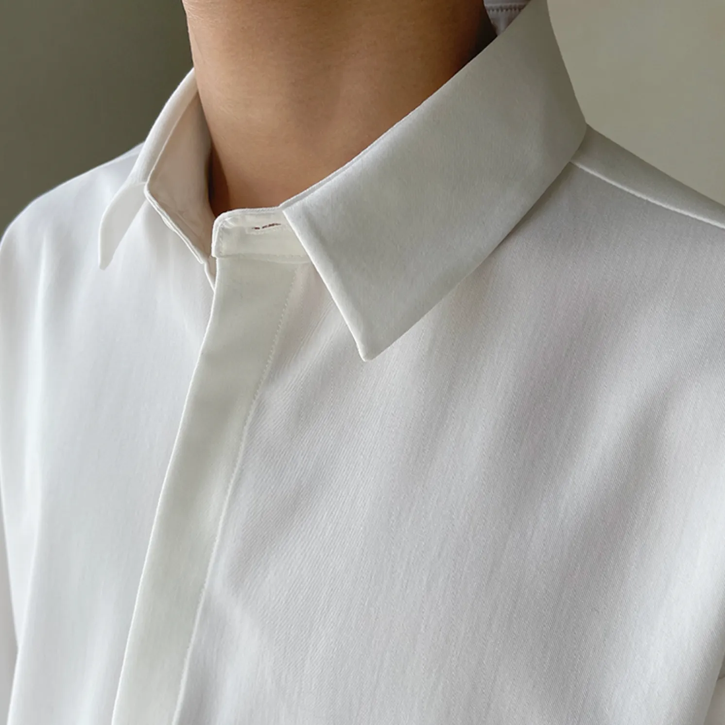 [Korean Style] 4 Colors Turn-down Collar Shirts