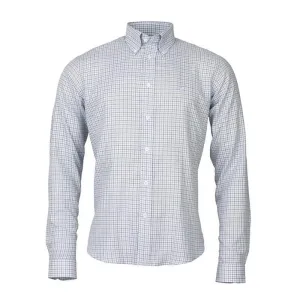 Laksen Ayling Mens Check Shirt - Sky/Brown