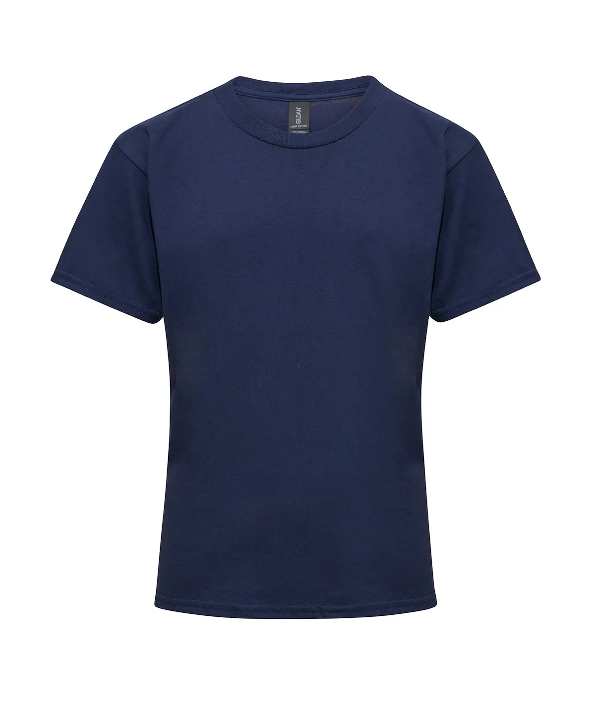 Light cotton youth t-shirt | Navy