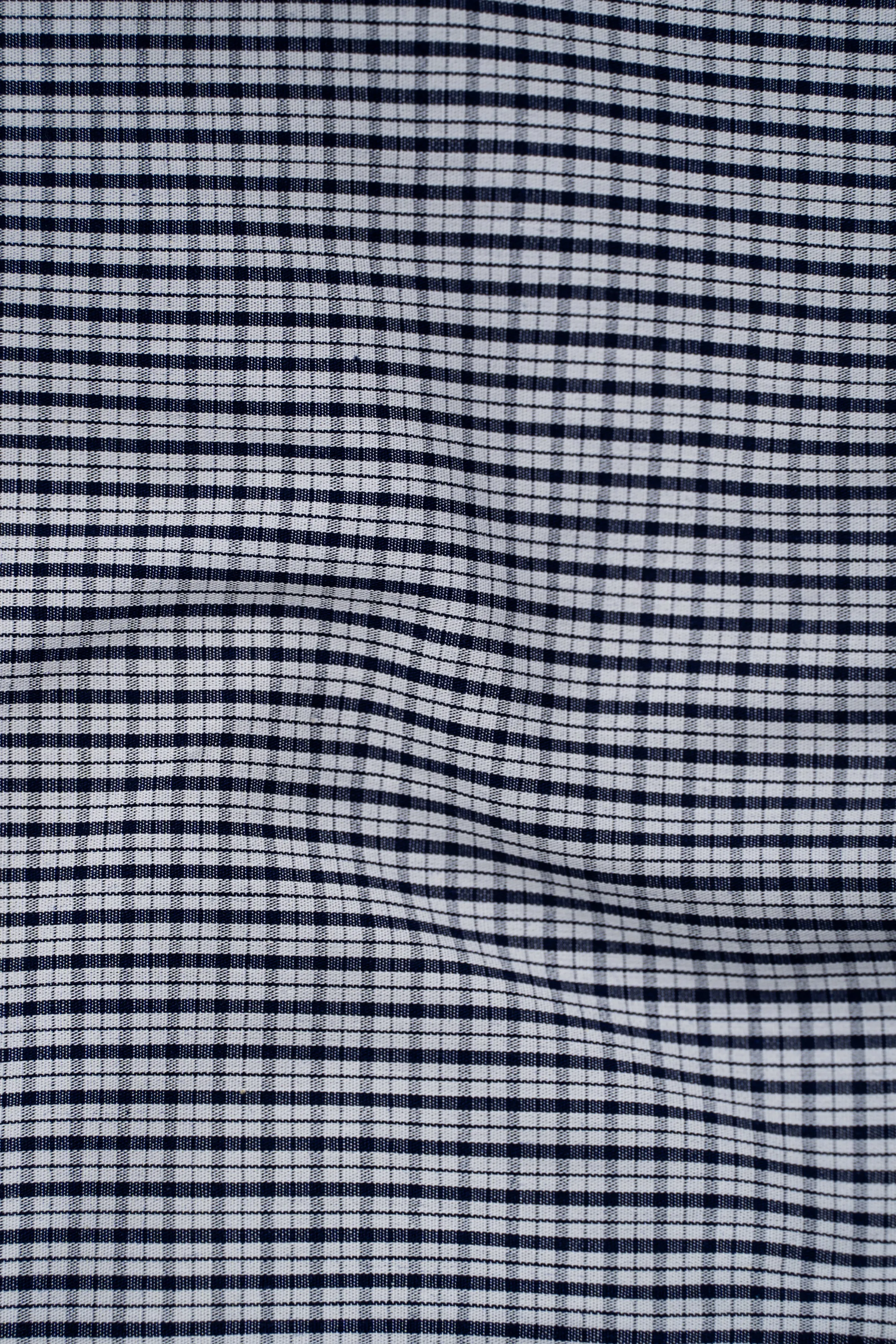 LIMITED EDITION SHIRTS NAVY WHITE CHECK