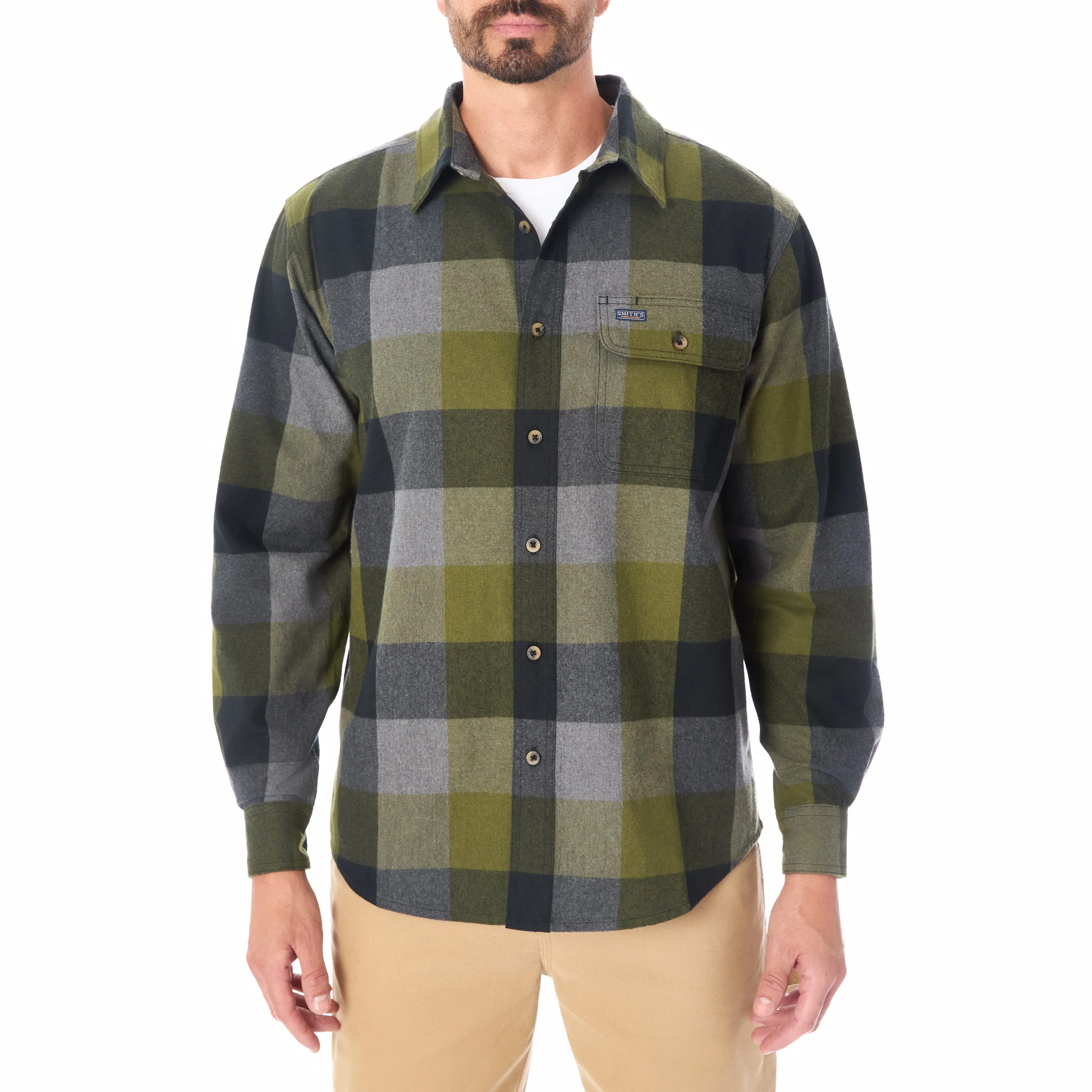 LONG SLEEVE BUFFALO FLANNEL SHIRT