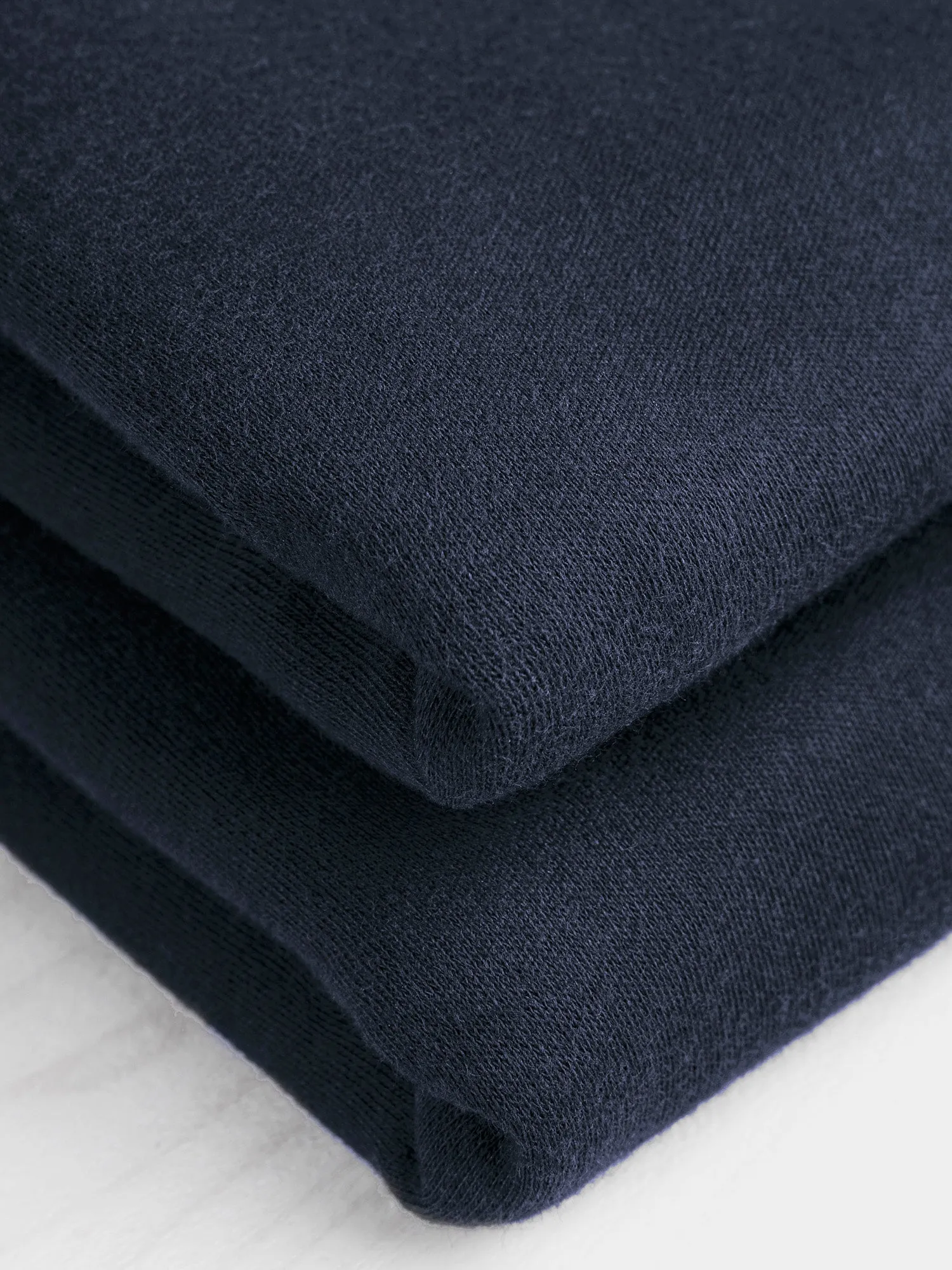 Luxe Organic Cotton Jersey Knit - Navy - Swatch