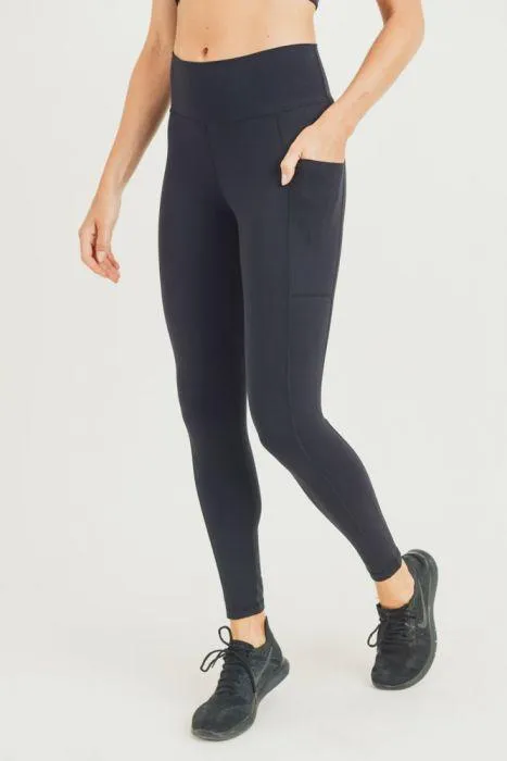 Lycra-Blend Essential Sweetheart Back Highwaist Leggings