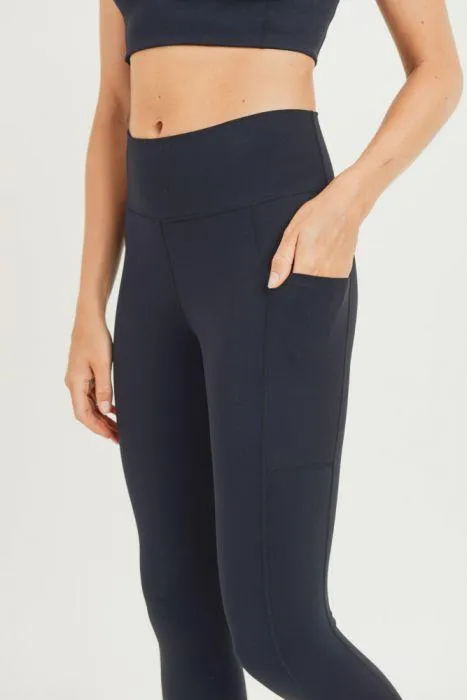 Lycra-Blend Essential Sweetheart Back Highwaist Leggings