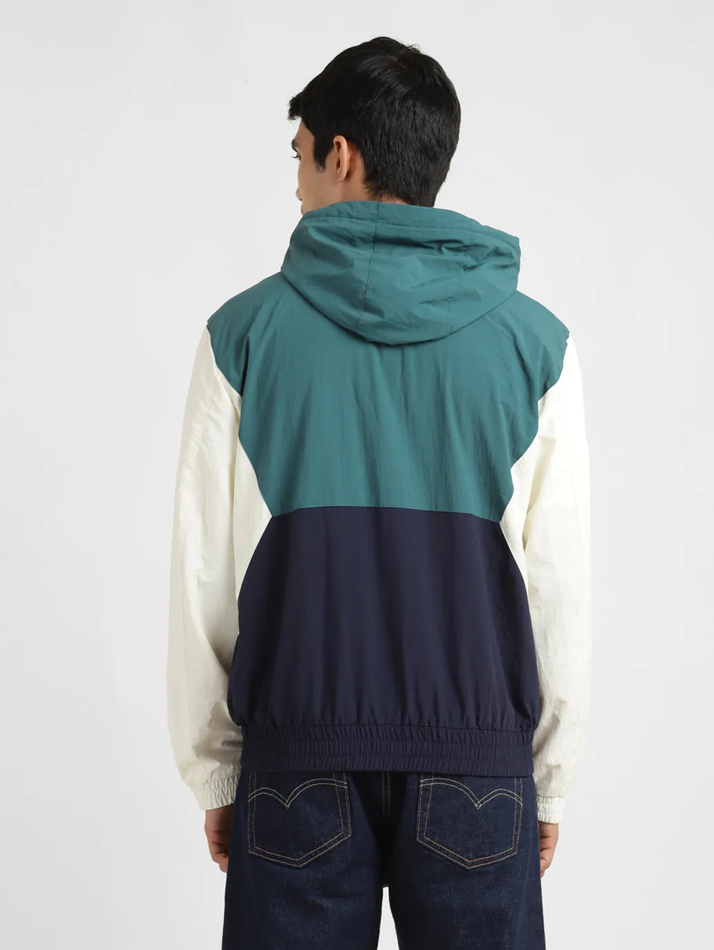 Men's Colorblock Multi Hooded Tailored Jacket