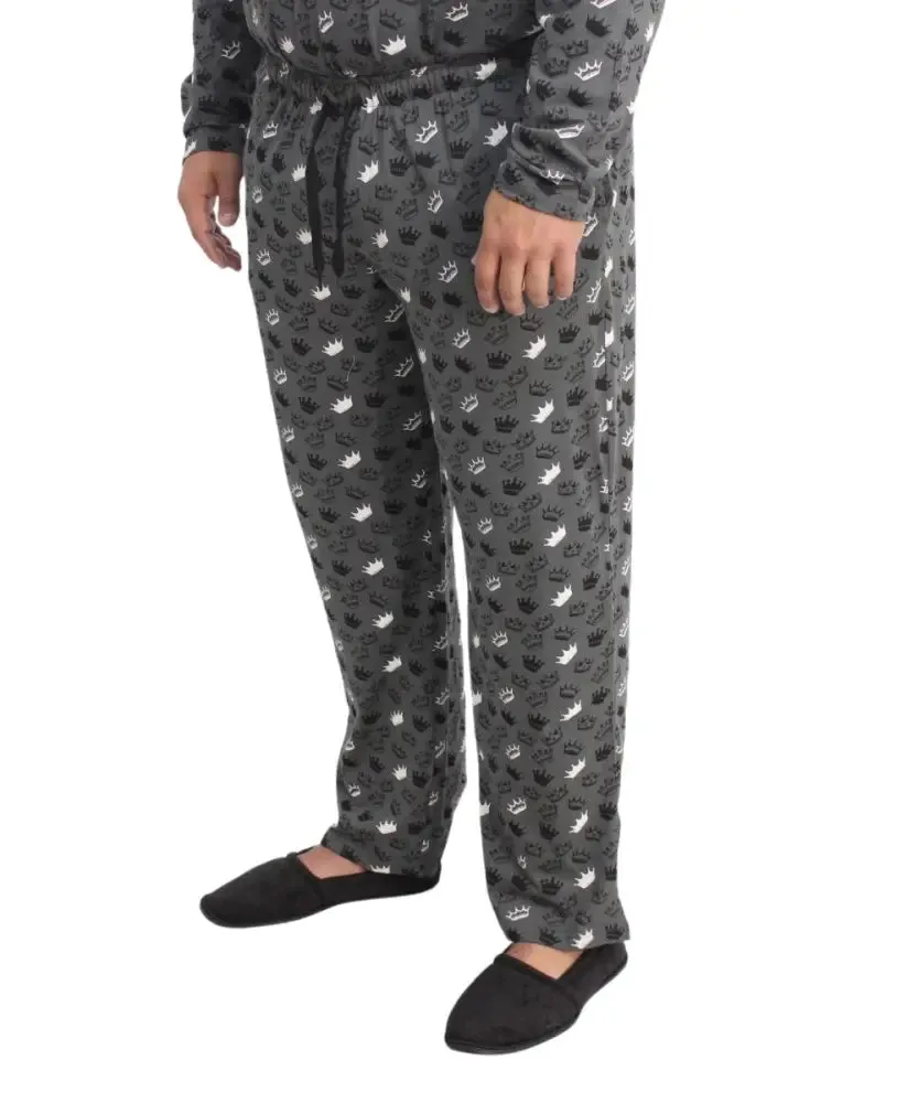 Mens Crown Detail PJ Pants