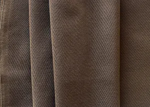 Mid to Heavier-Weight Bronzed Toffee Wool Twill (Made in Italy)