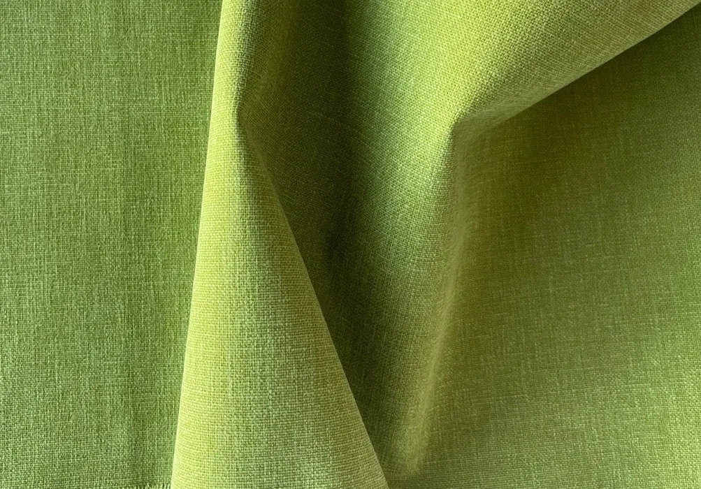 Mid-Weight Fresh Avocado Green Sueded Cotton Canvas