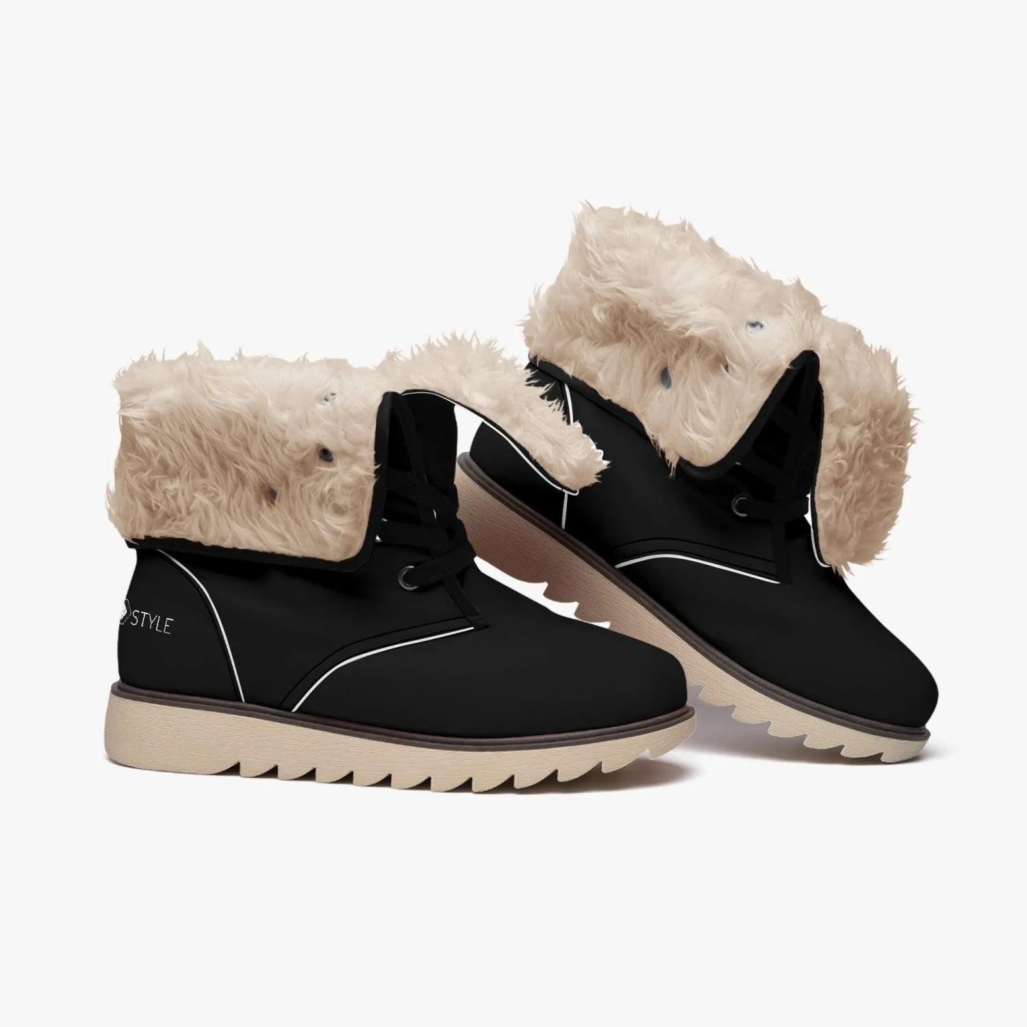 MISHA Cotton-pad Fur Lining Boots