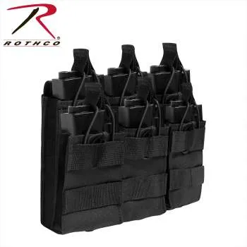 MOLLE Open Top Six Rifle Mag Pouch