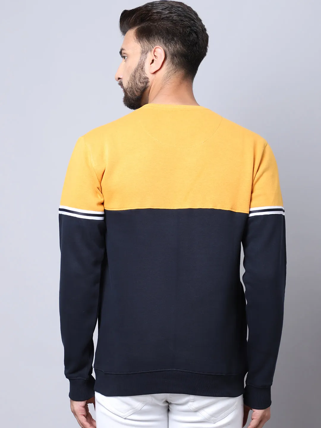 Mustard Sweatshirt for Men's