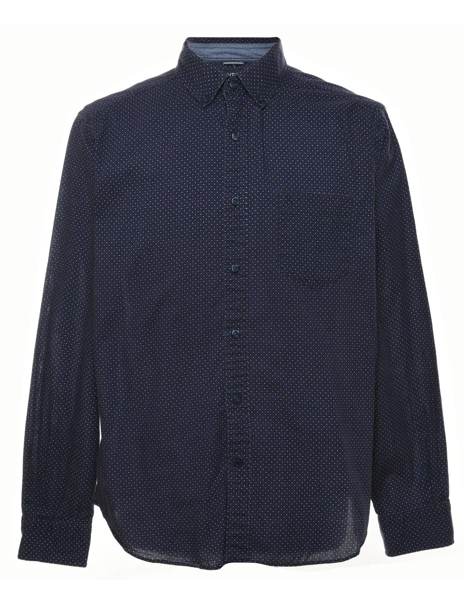 Nautica Polka Dot  Smart Shirt - L