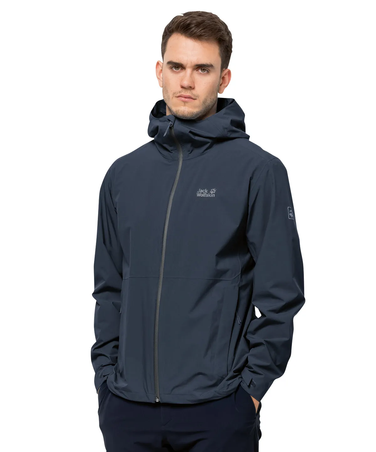 Packable waterproof jacket (NL) | Black