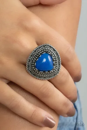 Paparazzi Ring ~ Genuinely Gemstone - Blue