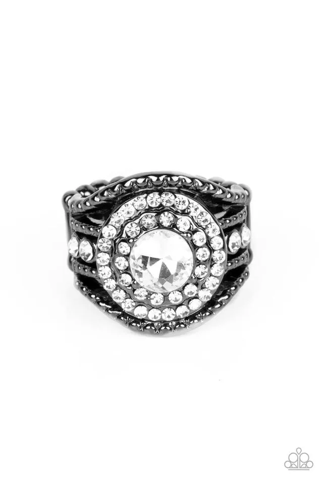 Paparazzi Ring ~ Understated Drama - Black