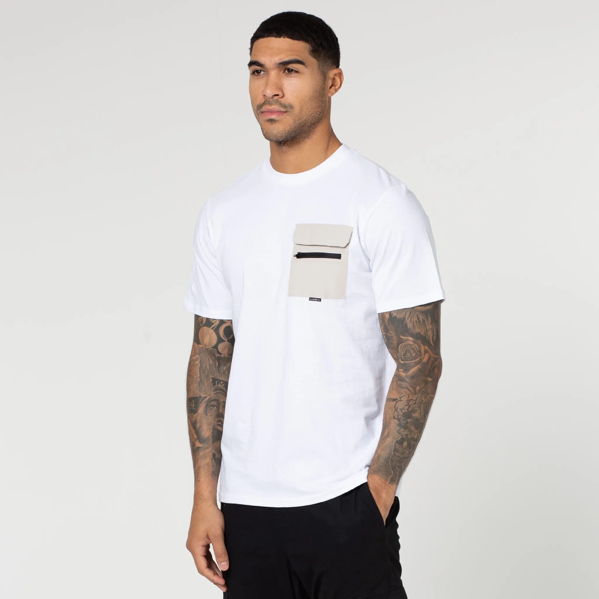 Pocket Utility T-Shirt | White