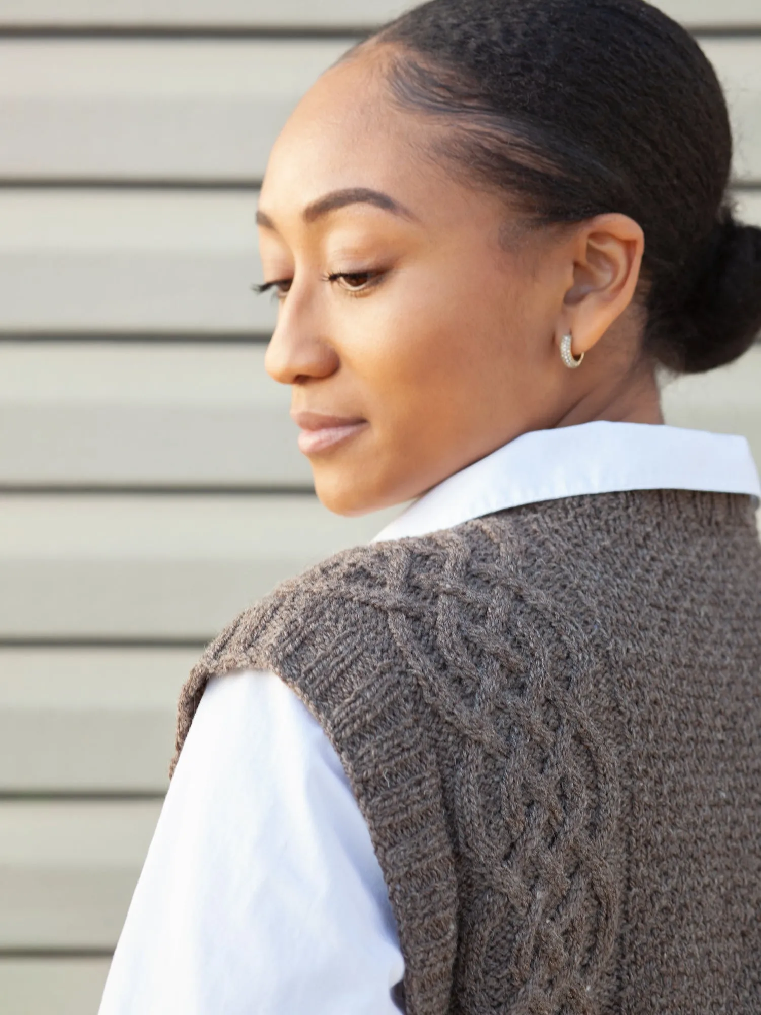 Rust Belt River Vest <br/><small>knitting pattern</small>