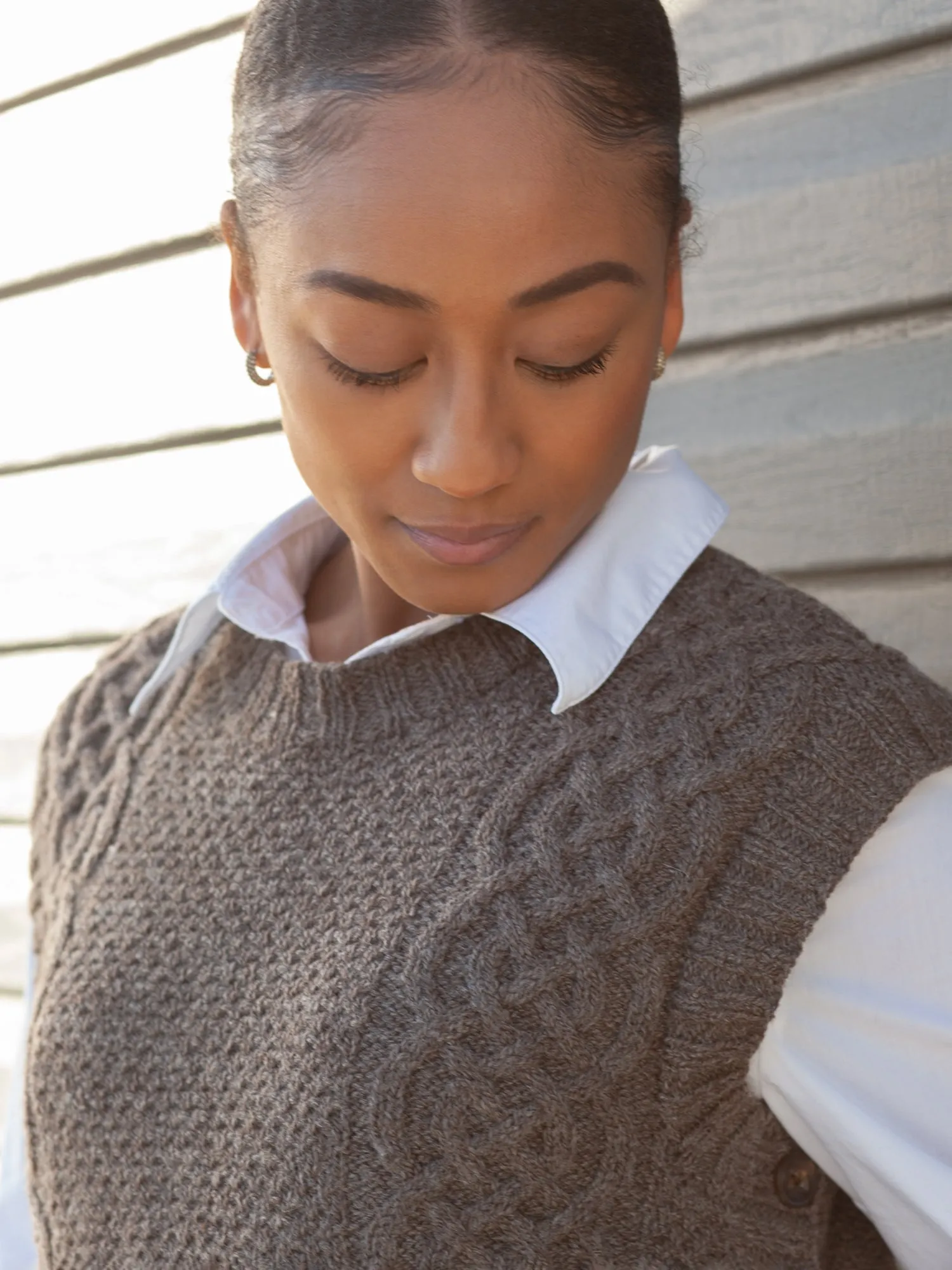 Rust Belt River Vest <br/><small>knitting pattern</small>