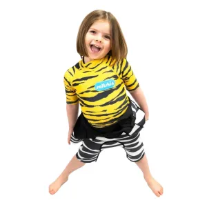 Saltskin Youth Kids UV Rash Vest - Tiger