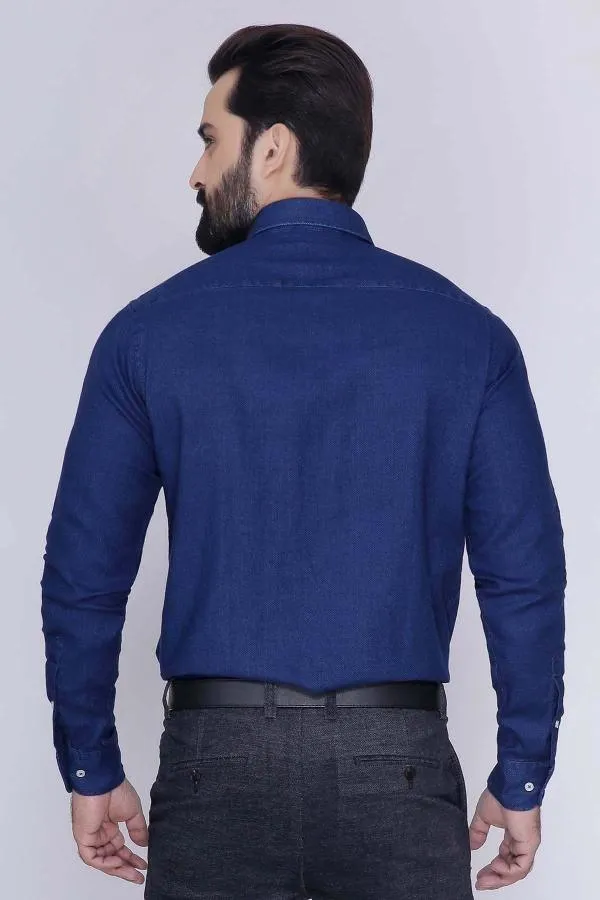 SMART SHIRT FULL SLEEVE NAVY