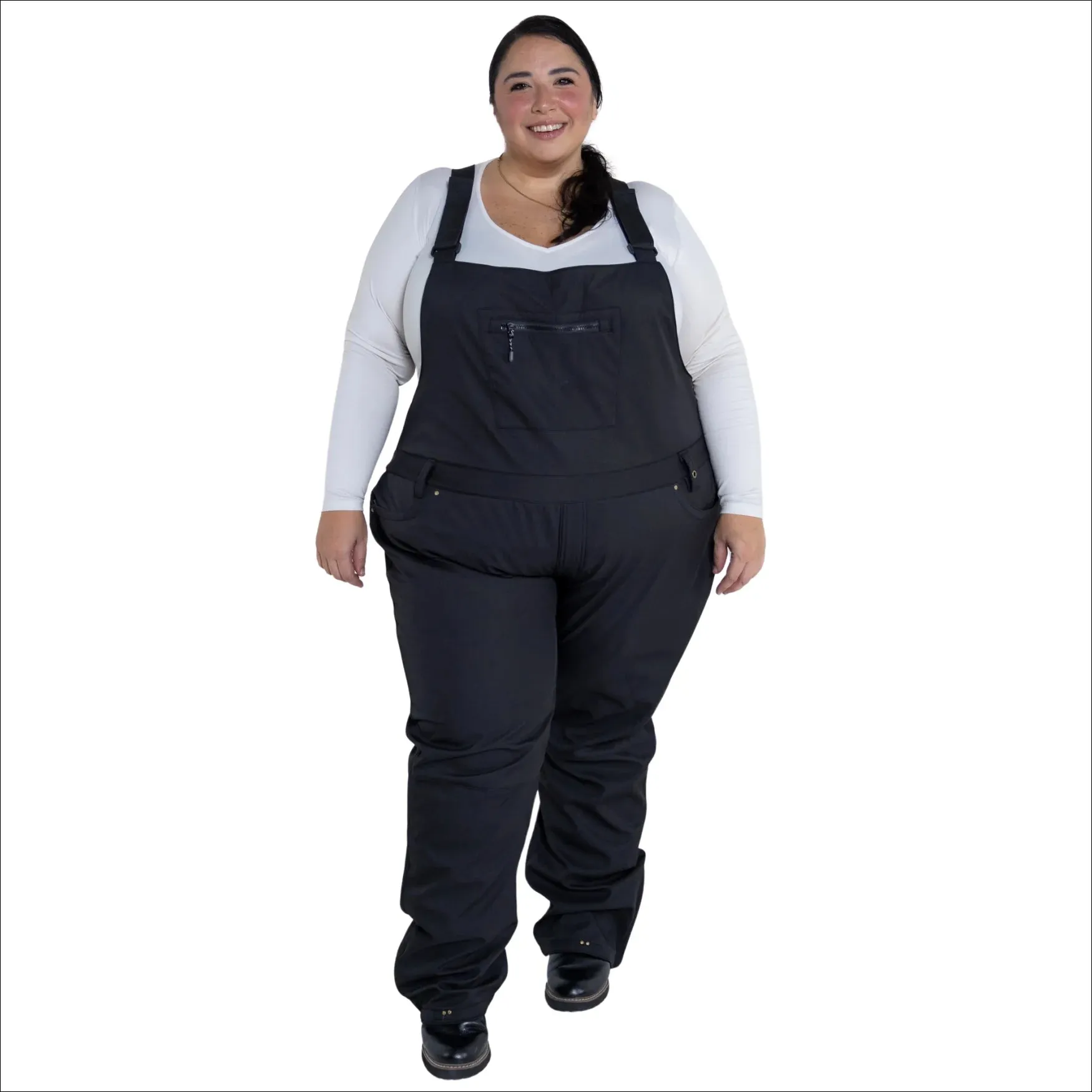 Snow Country Outerwear 1X-6X Women's Plus Size Soft Shell Stretch Snow Ski Bibs Pants