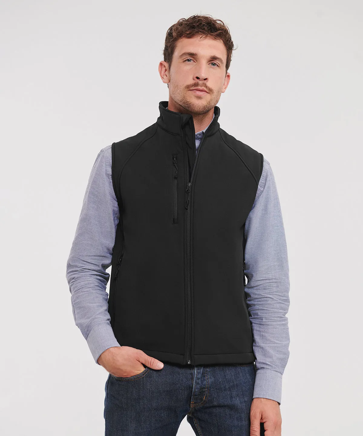 Softshell gilet | Azure Blue