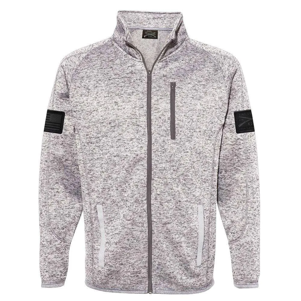 Sweater Jacket - Heather Grey