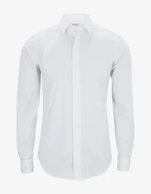 Valentino Garavani White Fitted Cufflink Shirt